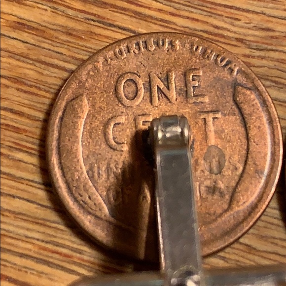 NWT Sterling silver matching 1918 penny cuff links - Picture 7 of 10